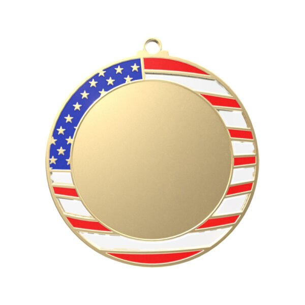 10 Insert Medals - American Flag